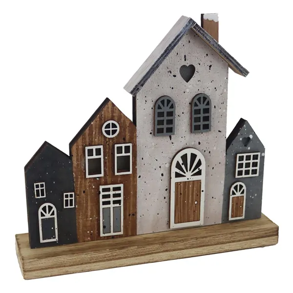 Decorative Village with LED Lighting D8111
