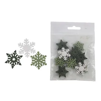 Decorative Snowflake S/12 D8168