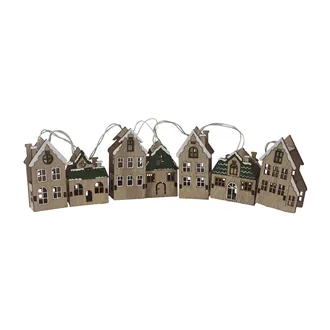 Decorative Village with LED Lighting D8171