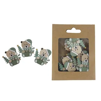 Decorative Teddy Bear S/6 D8175