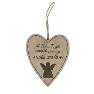 Hanging heart decoration D8208