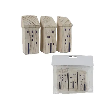 Decorative House 3 pcs D8314-01