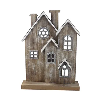 Decorative Wooden House D8343