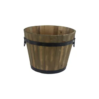 Wooden Flower Pot Cover D8348/3
