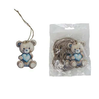 Hanging Teddy Bear 10 pcs D8382
