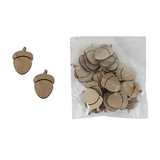 Decorative Acorn 25 pcs D8383
