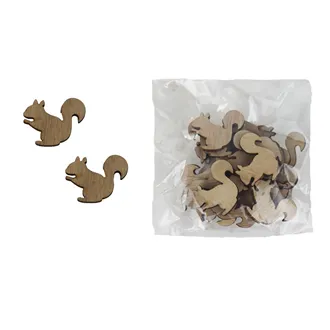 Decorative Squirrel 25 pcs D8386