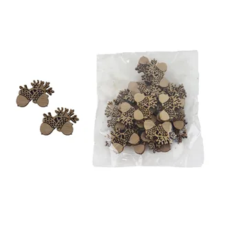 Decorative Acorn 25 pcs D8402