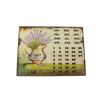 Metal calendar DHLHT11213R