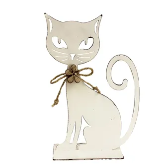 Large metal cat K0897/2