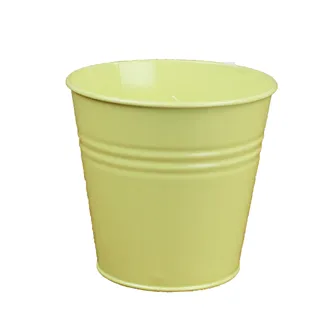 Flower pot 16cm yellow K0936-02