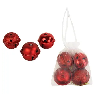 Metal jingle bells, 4pcs K1250/C