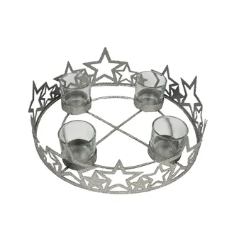 Candlestick for 4 candles silver large K1573/2