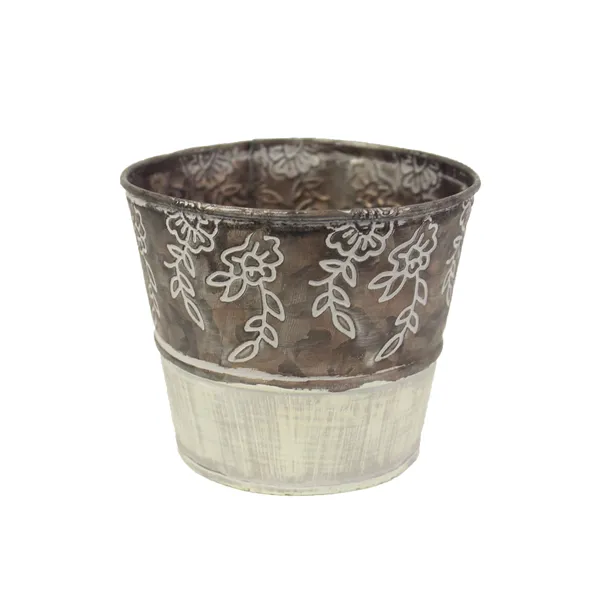 Metal flower pot K1778/2