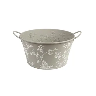 Metal flower pot K2177-26