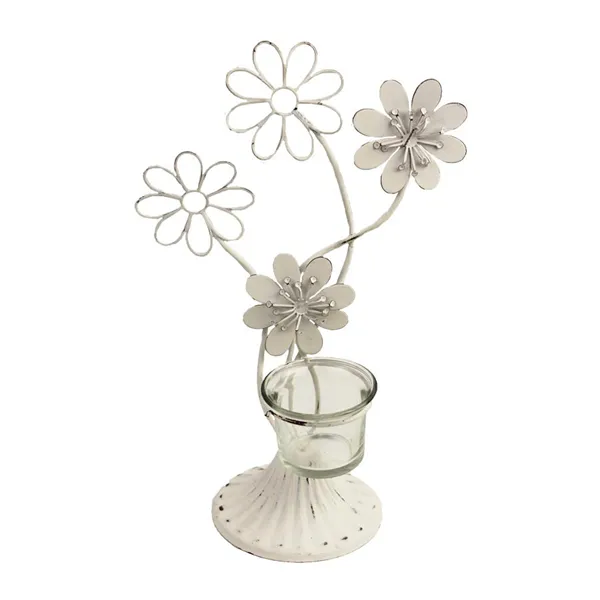 Candle Holder flowers K2216