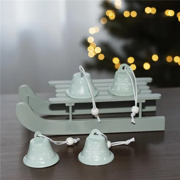 Metal bells, 4pcs K2314-27 