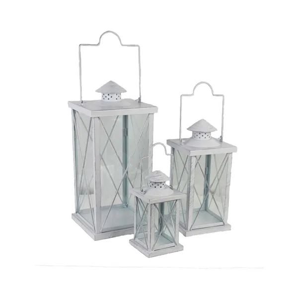 Metal lantern K2339 Set of 3