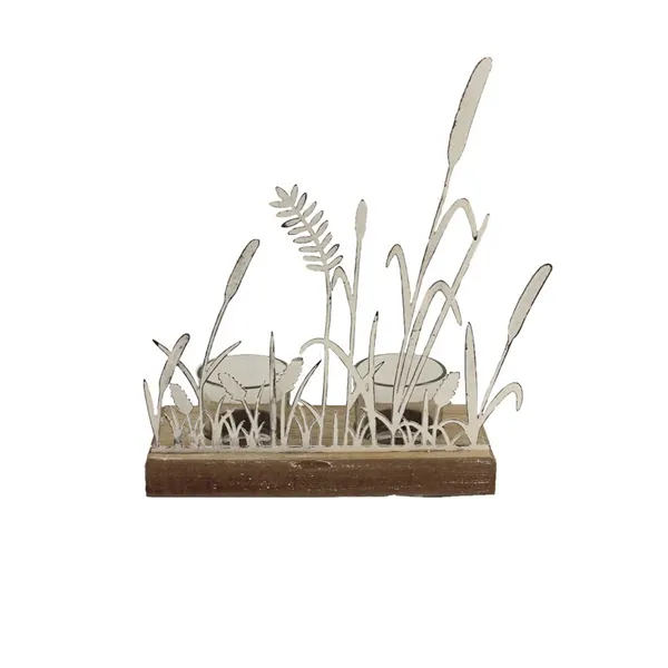 Decoration for 2 tea candles K2543