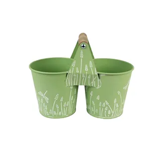Flower pot with handle K2584-15