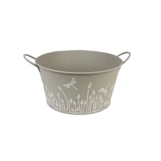 Metal flower pot K2598/1