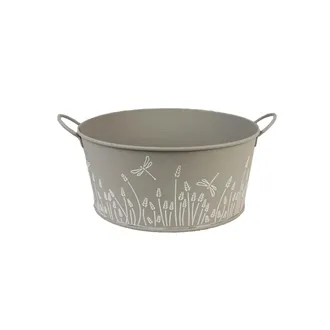 Metal flower pot K2598/2
