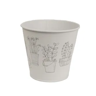 Metal flower pot K2603/2