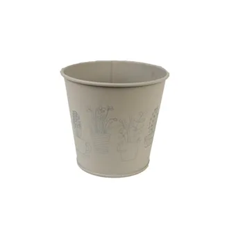 Metal flower pot K2604/1