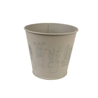 Metal flower pot K2604/3