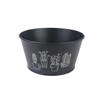 Metal flower pot K2605/2