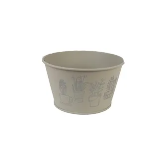 Metal flower pot K2607/1