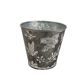 Metal flower pot K2854/1