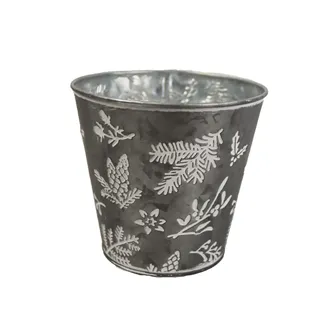 Metal flower pot K2854/2