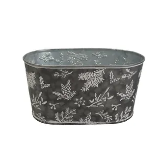 Metal flower pot K2855/2