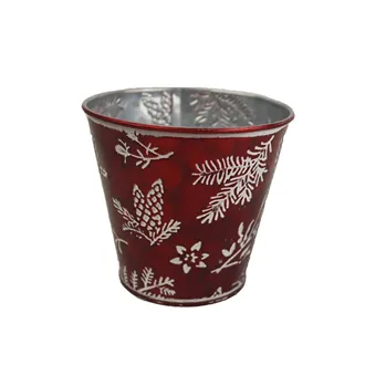 Metal flower pot K2858/1