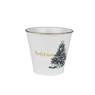 Metal flower pot K2868/1