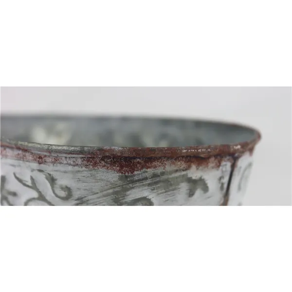 Metal flower pot K2906/2 2nd quality