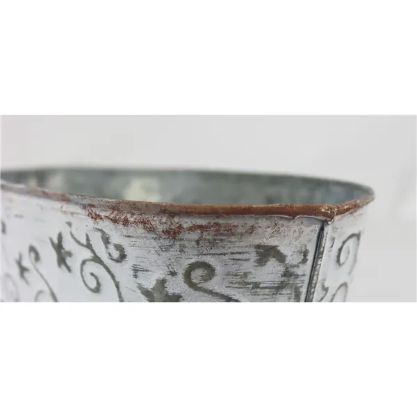 Metal flower pot K2906/2 2nd quality