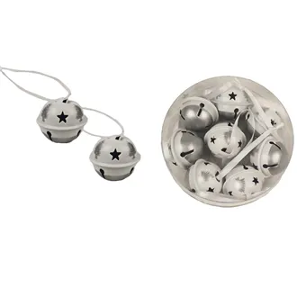 Metal jingle bells, 8 pcs K2936-28 