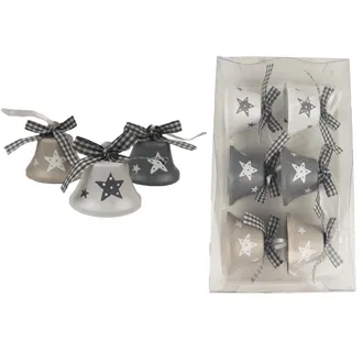 Metal bells, 6 pcs K2944 