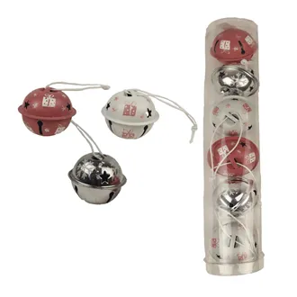 Metal jingle bells, 6 pcs K2947-05