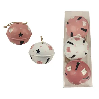 Metal jingle bells, 3 pcs K2949-05 