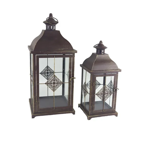 Metal lantern K2957 / Set of 2