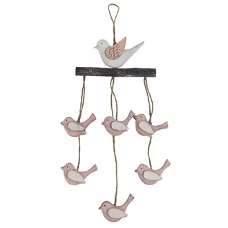 Decoration with birds for hanging K3130-05