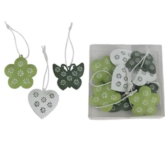 Decoration for hanging, 9 pcs K3208