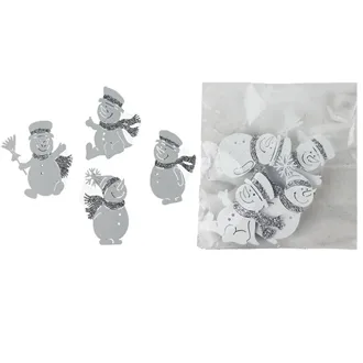 Decorative snowmen, 4 pcs  K3495