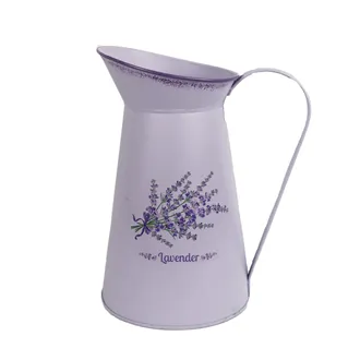 Tin jug lavender K3573/2