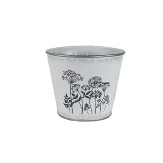 Sheet metal flower pot K3587/1