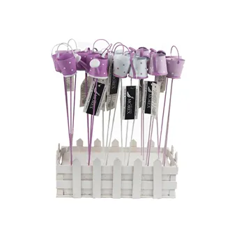 Decoration on stick, 24 pcs K3611