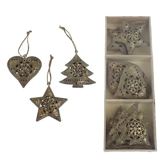 Decoration for hanging, 6 pcs K3710